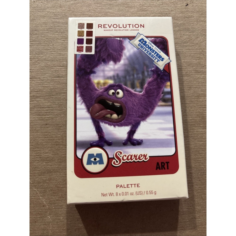 Revolution DISNEY MONSTERS UNIVERSITY Art Scarer Card Eyeshadow Palette